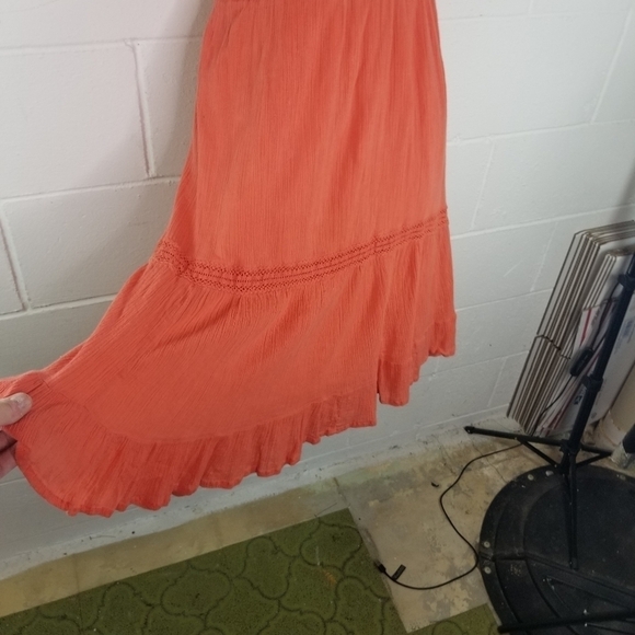 Anthropologie HD in Paris coral strapless dress - Picture 2 of 8